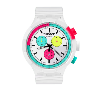 Orologio Swatch in Plastica SB06W100 - SB06W100